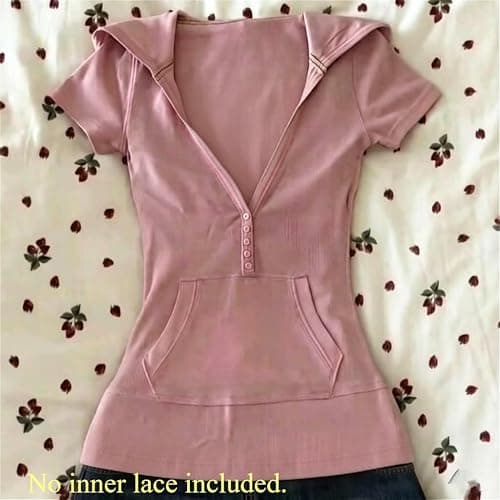 Vintage Graphic Tees 2000s Tops Teen Girls Y2k Grunge Shirts Alt Emo Clothes Women Whimsy Twee Short Sleeve Top thumbnail 3