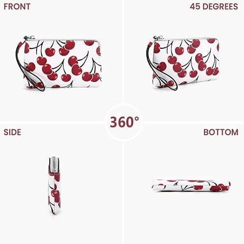 CATSEA Small Wristlet Purse Wristlet Wallet For Women Trendy Pu Leather Clutch Designer Evening Purse thumbnail 3