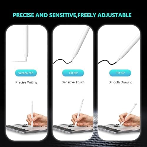 Replacement Tips for Apple Pencil Pro (1st/2nd Gen & USB-C), Upgraded iPad Pen Tips with Carrying Case, Precise Stylus Accessories - 6 Pack, Pink thumbnail 5