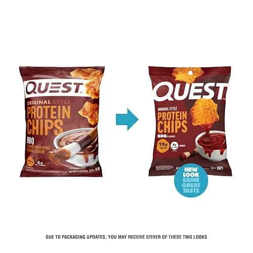 Quest Nutrition Protein Chips Variety Pack, Dill Pickle, BBQ, Cheddar & Sour Cream, Sour Cream & Onion, High Protein, Low Carb, Gluten Free 1.1 oz (Pack of 8) thumbnail 11