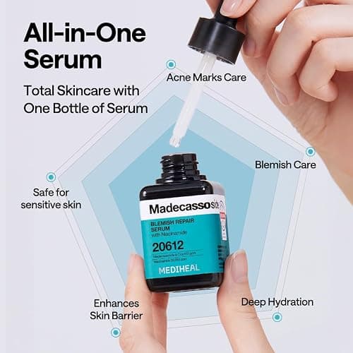 Mediheal Madecassoside Repair Serum 1.35 fl.oz - Blemish Care, Fades Pigmentation and Freckles & Skin Soothing & Hydration - with Centella Asiatica, Niacinamide thumbnail 5