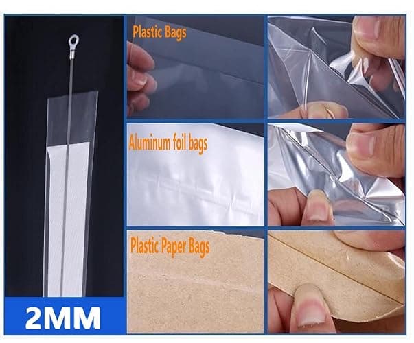 Impulse Heat Sealer Manual Bags Sealer Heat Sealing Machine 12 Inch Impulse Sealer Machine for Plastic Bags PE PP Bags with Extra Replace Element Grip thumbnail 5