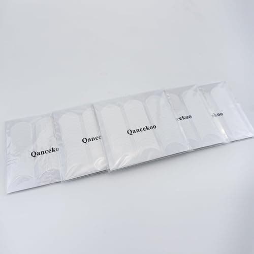 Qancekoo 576pcs 12 Sheets French Manicure Strips, Nail Guide Stickers Self-Adhesive Nail Sticker Tips for Women Girls - Moon Shape Design thumbnail 8
