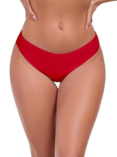 Ocean Blues Women's Low Waisted Bikini Bottom Full Coverage Swim Bottom - Image 1