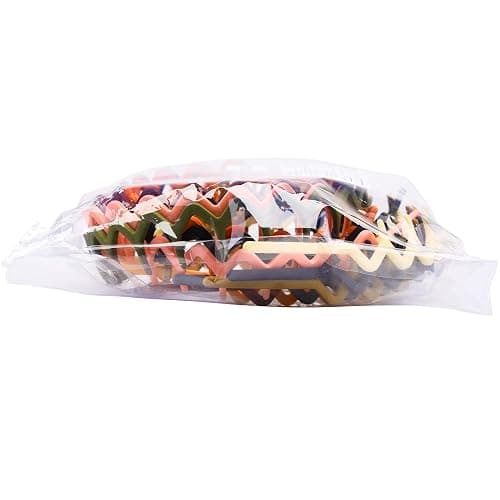 Duufin 12 Pieces Plastic Zig Zag Headbands with Teeth Sharks Tooth Headband Wave Comb Non Slip Headband Colorful Teeth Headbands for Girls and Women thumbnail 11