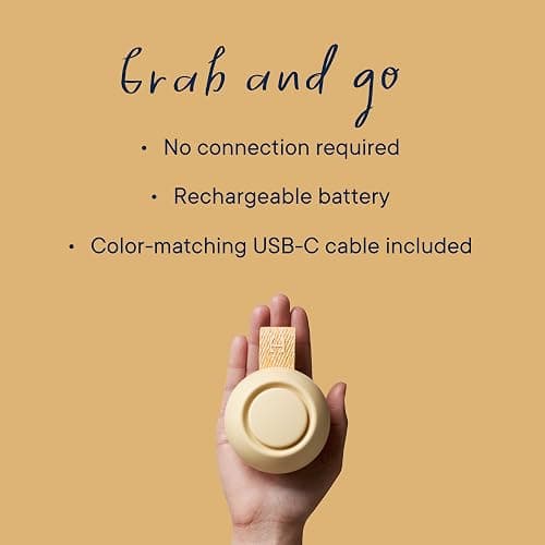 Hatch Rest Go | Portable Sound Machine for Babies and Kids | Sleep Soother | 10 Soothing Sounds | White Noise | Shush | Travel | Registry Gift | Baby Shower | Clips on Stroller | Honey - Honey thumbnail 5