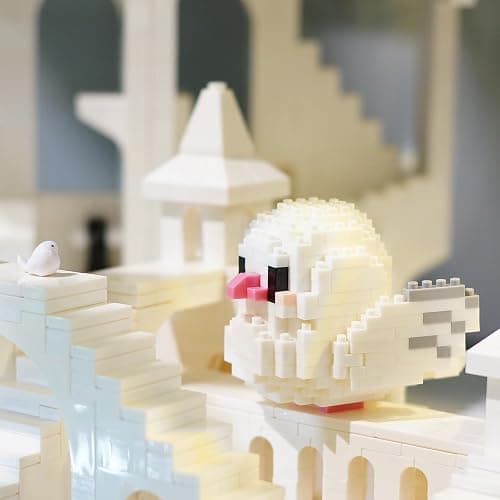 HJPLPXH Parrots Micro Mini Building Block Sets Birthday Gift for Kids, Animals Buildling Model Kits, Mini Bricks Birds Series Toys for Kids（6 Boxes） thumbnail 2