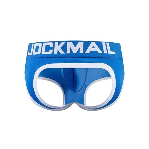 JOCKMAIL Mens Jockstrap Cotton Briefs Breathable Athletic Underwear for Athletic Supporter - Image 1