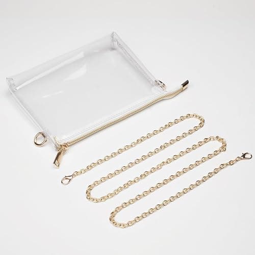 BS-VOG Clear Purse for Women - Stadium Approved Small Crossbody Bag with Zipper, Clear Stadium Bag for Concerts, Sports thumbnail 6
