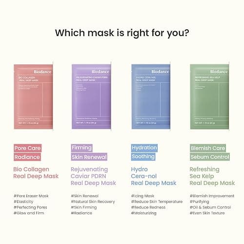 BIODANCE Bio-Collagen Real Deep Mask, Hydrating Overnight Hydrogel Mask, Pore Minimizing, Plumping, Elasticity Improvement, Korean Skin Care, Gifts for Women | 1.19oz(34g) x 16ea thumbnail 10