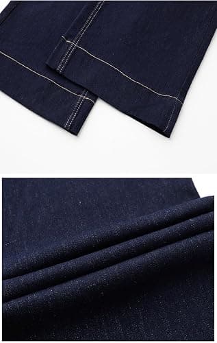Women's High Waisted Wide Leg Jeans - Stretchy Straight Leg Denim Pants, 2025 Trendy Casual Comfort Fit thumbnail 7