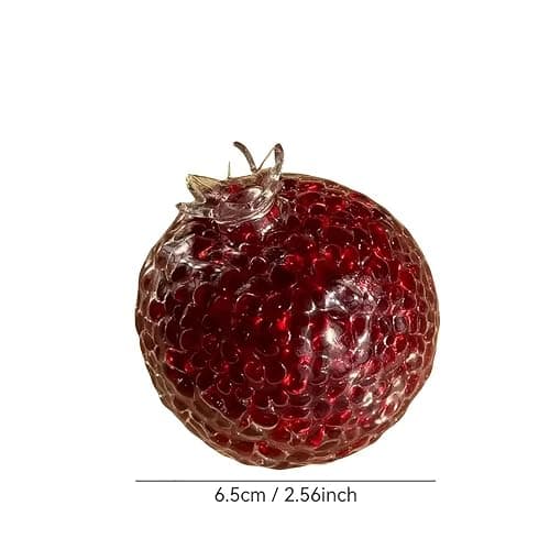 Handcrafted Pomegranate Shaped Stress Relief Ball,Dopamine Boosting Relaxation Toy thumbnail 2