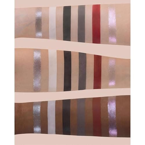 Flower Knows Swan Ballet Six-Color Makeup Palette,Black Red Eyeshadow with 4 Matte + 2 Shimmer Shades,Blendable Smooth Cute Eye Makeup,0.23 Oz(02 Black Swan) thumbnail 3