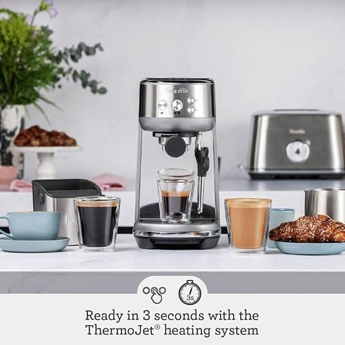 Breville Bambino Espresso Machine BES450BSS, Brushed Stainless Steel thumbnail 2