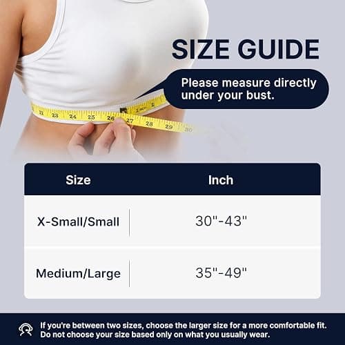 Fit Geno Posture Corrector for Women & Men: Adjustable Lightweight Upper Back Brace for Neck Shoulder & Upper Back Pain Relief - Improve Posture Correct Hunchback Slouching Invisible Under Clothes (XS/S Under Bust 30"-43") thumbnail 5