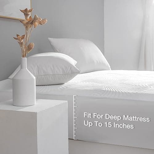 Queen Size Electric Heated Mattress Pad - Bed Warmer with Memory & Preheat Functions, 12 Heat Settings Dual Control for 1-12 Hours Auto Off, Lighted Button thumbnail 9