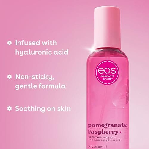 eos Essentials Bundle - Body Wash, Body Mist, Body Lotion - Pomegranate Raspberry thumbnail 4