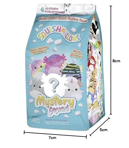 Squishmallows Limited Edition 8-inch Scented Axolotl Mystery Squad Pack thumbnail 2