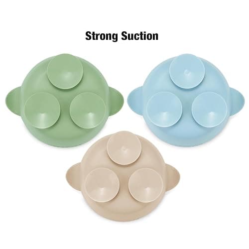 PandaEar 3 Pack Stainless Steel Baby Bowls with Suction, Non-Slip Toddler Bowls with Silicone Sleeve for Kids Infants Children, Unbreakable & Mess Free thumbnail 8