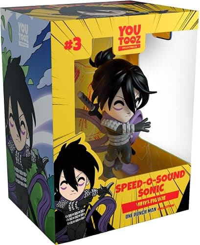 Youtooz Speed O Sound Sonic 4.3" Inch Vinyl Figure, Collectible One Punch Man Sonic Anime Figure By Youtooz One Punch Man Collection thumbnail 3