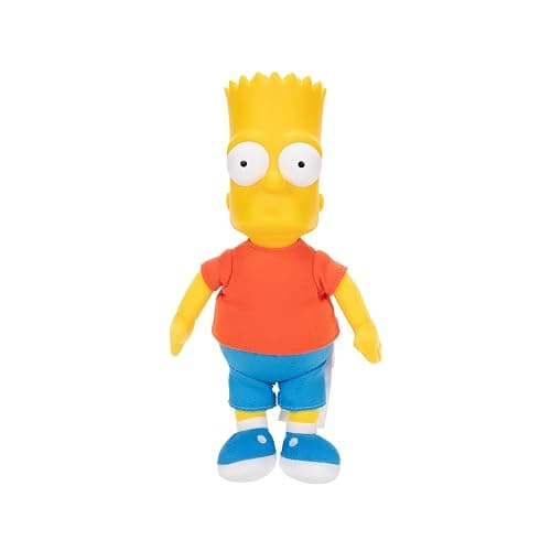 Disney The Simpsons Bart Plush Features Soft Fabric Body with Sculpted Head Officially Licensed - Image 1