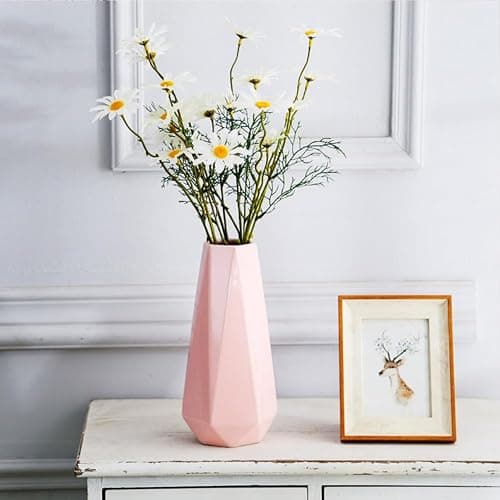 Ceramic Vase, 7.4 Inch for Pampas Calla Lily Tulip, Flower Vase Minimalism Style for Modern Table Shelf Home Decor, Fit for Housewarming, Weddings, Birthday, Christmas, Thanksgiving, New Year thumbnail 7