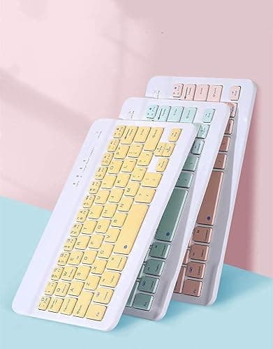 PboyiqiS Keyboard Case for iPad 11th(A16)/iPad 10th Generation 2022 with Mouse Detachable Wireless Bluetooth Keyboard Pencil Holder Slim Leather Cover for iPad11/iPad10, (Teal) thumbnail 5
