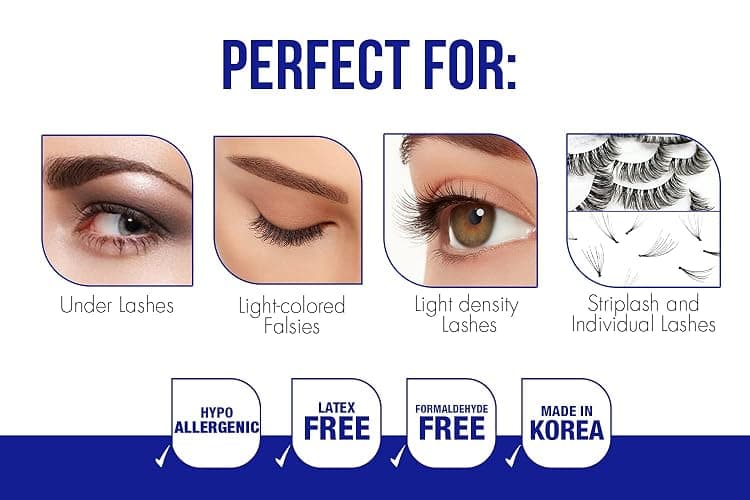 DUO Quick-Set Strip Lash Adhesive – Clear, Waterproof, Long-Lasting Lash Glue, Fast-Drying for False Lashes, 0.18 oz, 1-Pack thumbnail 6