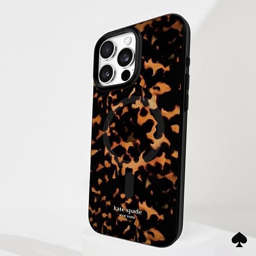 Kate Spade New York iPhone 16 Pro Max Case - Compatible with MagSafe - Designer Phone Case - Tortoise thumbnail 7