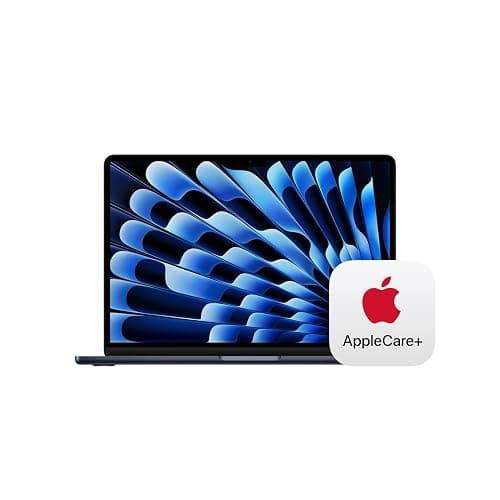Apple 2025 MacBook Air 13-inch Laptop with M4 chip: Built for Apple Intelligence, 13.6-inch Liquid Retina Display, 16GB Unified Memory, 512GB SSD Storage, Touch ID; Midnight with AppleCare+ (3 Years) - Image 1