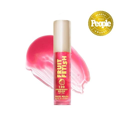Milani Fruit Fetish Lip Oil with Vitamin E for Instant Hydration, Fruit Extract Infused Lip Treatment and Moisturizing Lip Gloss - Strawberry Melon - 120 - Strawberry Melon thumbnail 2