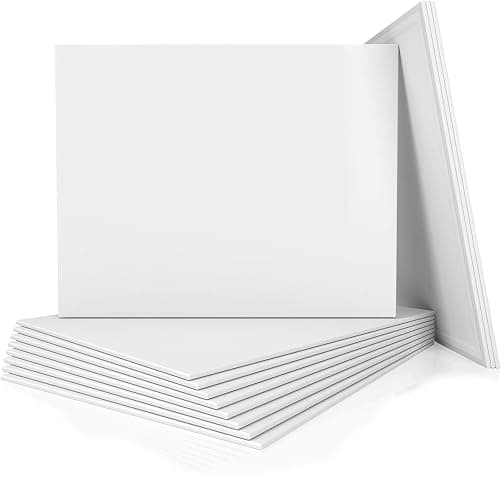 AETEXA Canvases for Painting 8x10 Inch, Canvas Bulk Pack of 12, 8 oz Primed Canvas Panel, Blank Canvas for Painting, Canvas Boards for Painting Acrylic and Oil, Art Supplies for Adults and Teens. thumbnail 9