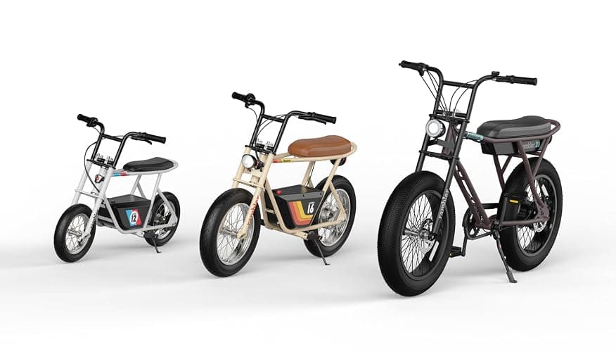 Razor Electric Bike for Ages 13+, 170 lb Max Weight, White, w/ 250W Motor, 12” Tires & 24V Battery, Up to 14 MPH, Rambler 12 – Rechargeable Ride On Minibike for Teens and Adults thumbnail 8