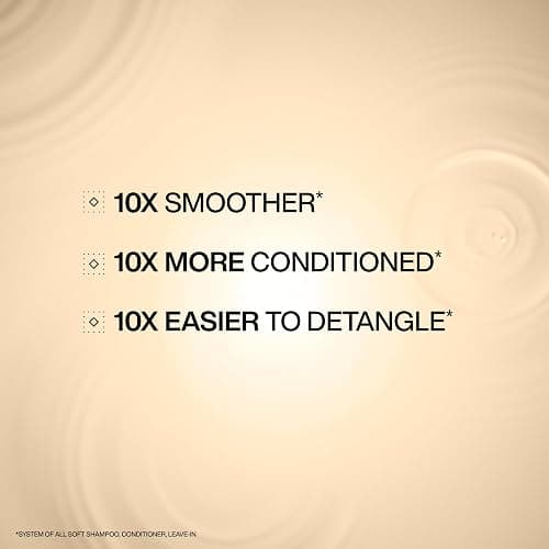 Redken All Soft Shampoo and Conditioner Set For Dry or Brittle Hair - Provides Intense Softness and Shine With Argan Oil, 10.1 Fl Oz thumbnail 2