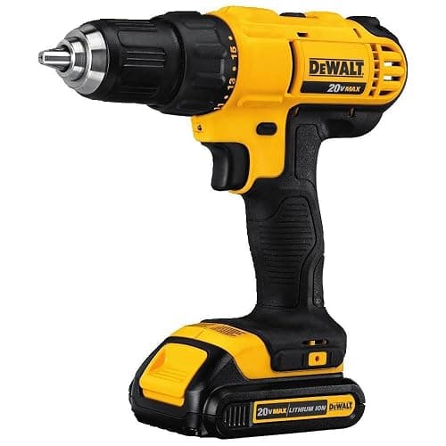 Dewalt DCD771C2 20V MAX Cordless Lithium-Ion 1/2 inch Compact Drill Kit with XR Li-Ion Brushless 0.25" 3-Speed Impact Driver thumbnail 4