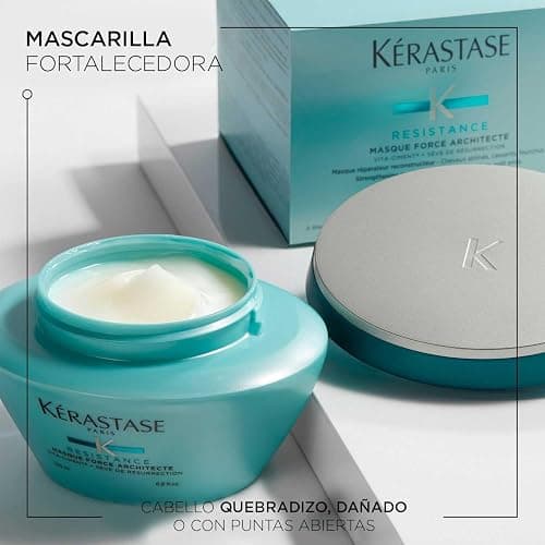 KÉRASTASE Résistance - Masque Force Architecte - Masque Capillaire Fortifiant & Réparateur - Technologie VITA-CIMENT® & Sève de Résurrection - Cheveux Abimés - Cassants & Fourchus - 200 ml thumbnail 2