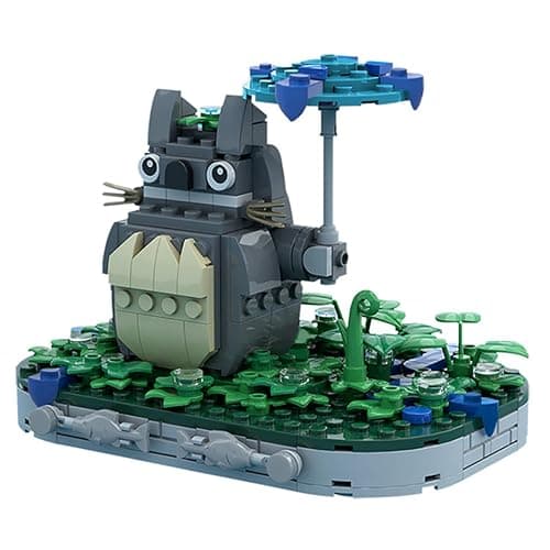 CYSNATU Dragon Cat Building Block Set, Spirited DIY Anime Totore Away Model Toy Collectible Birthday Gift for Kids (261 Pcs) - Image 1