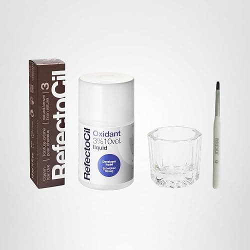 RefectoCil Hair Tinting Kit Includes Cream Hair Dye + Liquid Oxidant 3% + Mixing Brush & Mixing Dish thumbnail 3