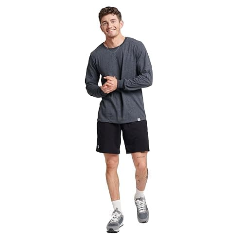 Russell Athletic Men's Dri-Power Long Sleeve Tees, Moisture Wicking, Odor Protection, UPF 30+ thumbnail 2