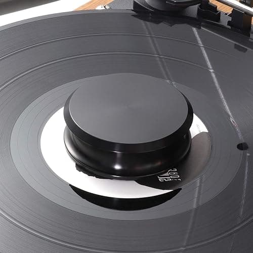 Record Weight Stabilizer by FEMELI,Turntable Weight Clamps-Low Profile to Fits Under Dust Cover of Turntable Vinyl Disc LP Record Player (Black) thumbnail 6