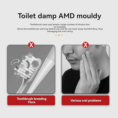 ZL-34L Portable Toothbrush Steriliser Toothbrush Steriliser Box Toothbrush Degerminator Steriliser Battery Powered ligent Toothbrush Steriliser C + A Lamps Ships Without Battery Pink thumbnail 4