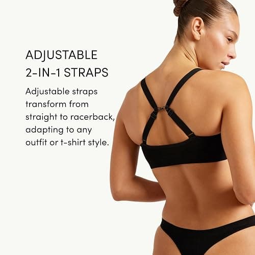 Boody -Wireless Full Bust T-Shirt Bra -Seamless Bra -Padded -Adjustable Straps -Bamboo Viscose -Perfect for DD-F Cups thumbnail 4
