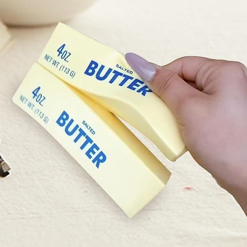 1Pc/2Pcs Butter Stick Slow Rising Squeeze Toy Salted Butter Bar Slow Rising Figure Stress Relief Fidget Toy for Anxiety Relief Hand Relax (1) thumbnail 2