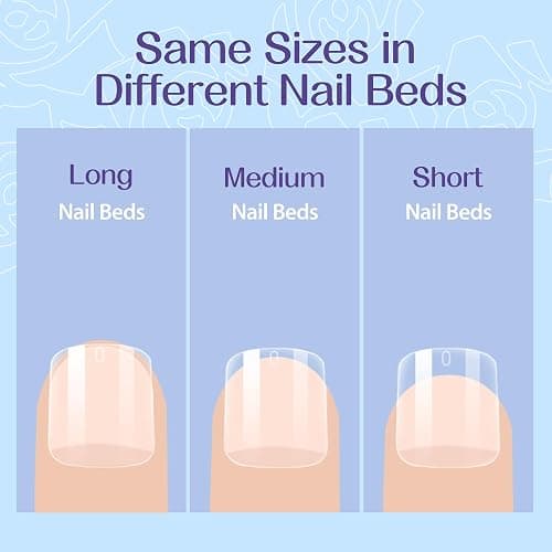 UNA GELLA Extra Short Square Nail Tips XS 216pcs Pre-shape Extra Short Square Press on Nails Gel Tips Full Cover Acrylic Nails False Nails For DIY Salon 12 Sizes thumbnail 8
