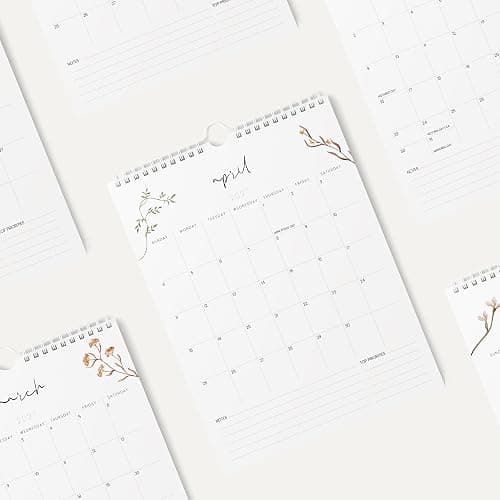 Karto Wall Calendar 2026-2027 8.5x11 in - Flowers | July 2026 to December 2027, Vertical, Boosts Productivity, Easy Monthly Planning thumbnail 5
