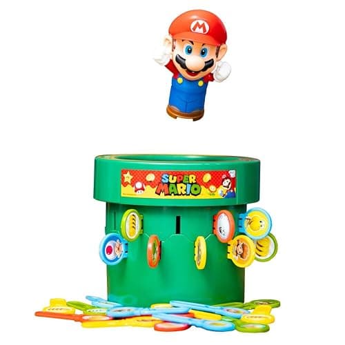TOMY Pop Up Super Mario Board Game - Family and Preschool Games for Family Game Night - Kids Activities and Super Mario Toys - Girls and Boys Games - 2-4 Players - Ages 4 Years and Up thumbnail 4