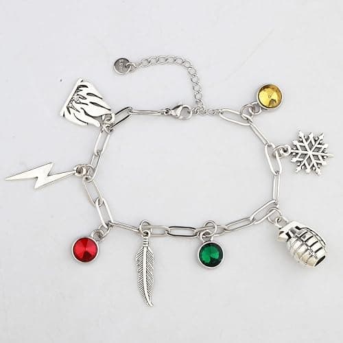 MAOFAED Japan Anime Charms Bracelet, Paperclip Chain Bracelet for Men Women, Anime Lover Gift(herolink) thumbnail 5