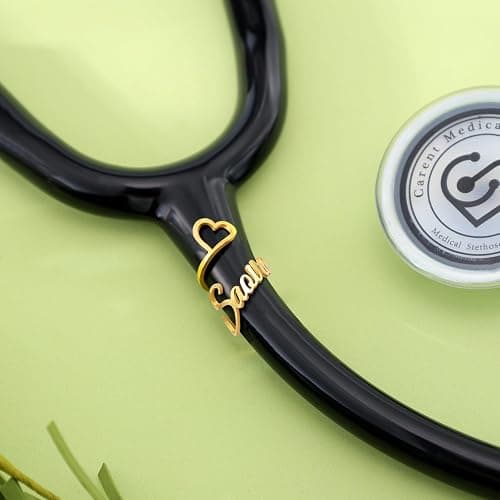 Stethoscope Name Tag Personalized for Nurse, Handmade Stethoscope Charms ID Tag, Custom Made Nursing Graduation Accessories Nurses Week Gifts thumbnail 2