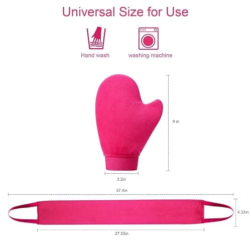 Self Tanning Mitt Applicator, CeleCily Self Tanner Mitt Applicator, Back Tanning Mitts Self Tanner Mitt Tanning Glove for Self Tan Sunless Tanner Mitt Self Tan Mitt Applicator thumbnail 6