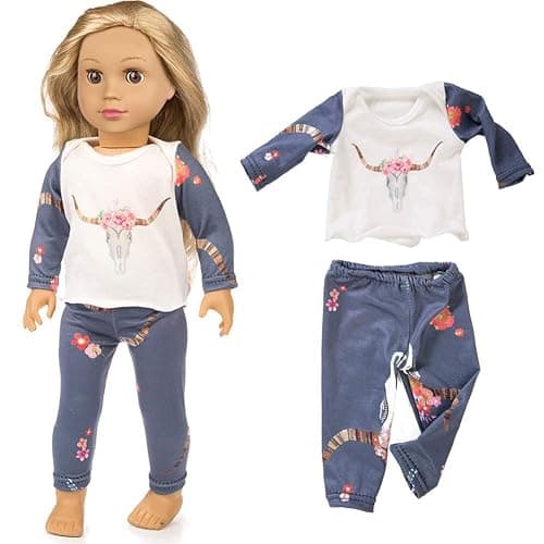 7 Sets 18 inch Doll Clothes Gifts and Accessories, Mickey,Unicorn Doll Clothes Fit American18 inch Doll (NO Doll) thumbnail 6